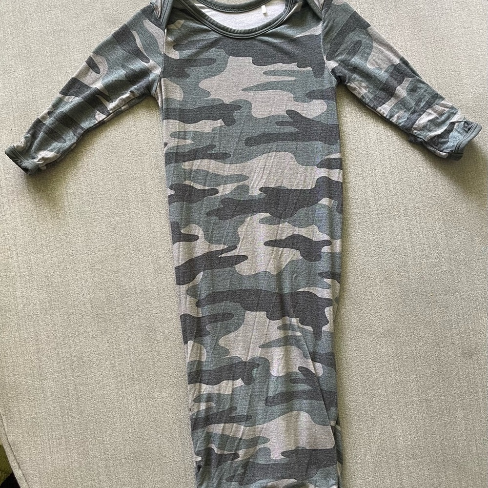 Little Sleepies Camo Baby Gown